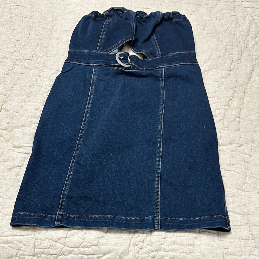 Denim dress